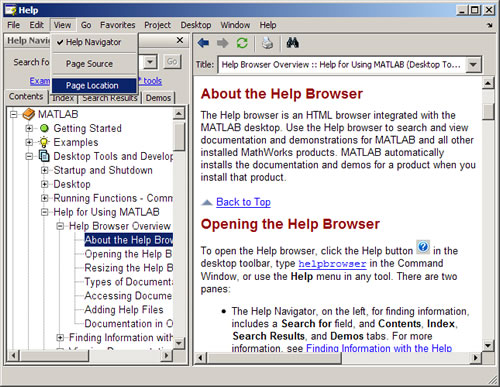 Help Browser