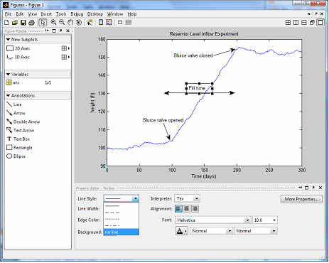 Using the Property Editor to Customize the Text Box