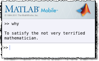 MATLAB Mobile:why