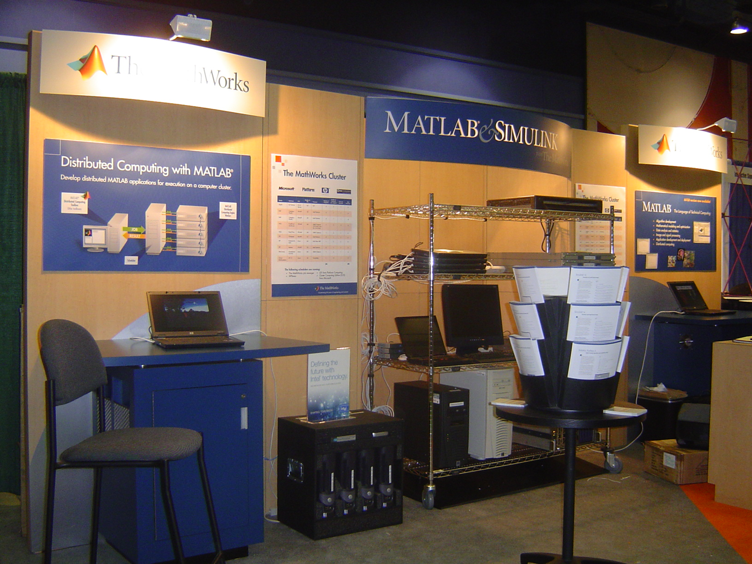 The MathWorks booth at SC05