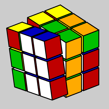 Rubik's Cube » Cleve's Corner: Cleve Moler on Mathematics and Computing -  MATLAB & Simulink