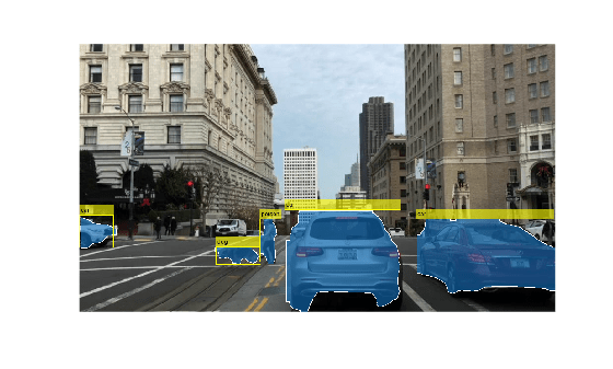 YOLO v11 segmentation and object detection example