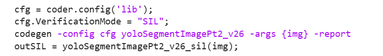 Generate C/C++ code with SIL verification