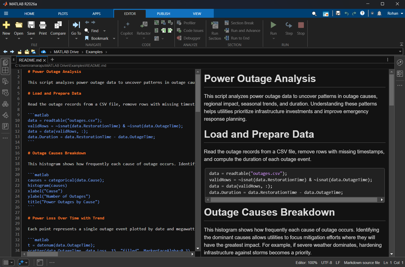 Automate the Documentation of Your MATLAB Analysis with Agentic AI