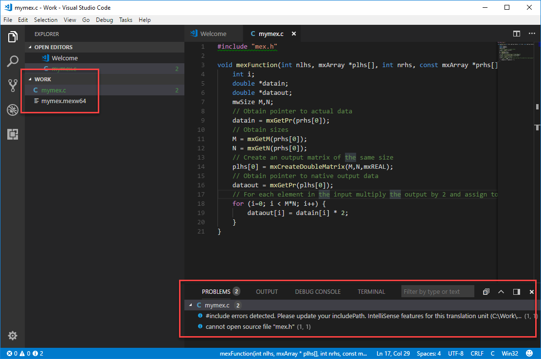 include path c++ visual studio code