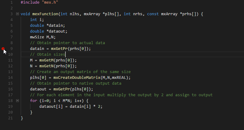 Debug Custom C/C++ Code - MATLAB & Simulink