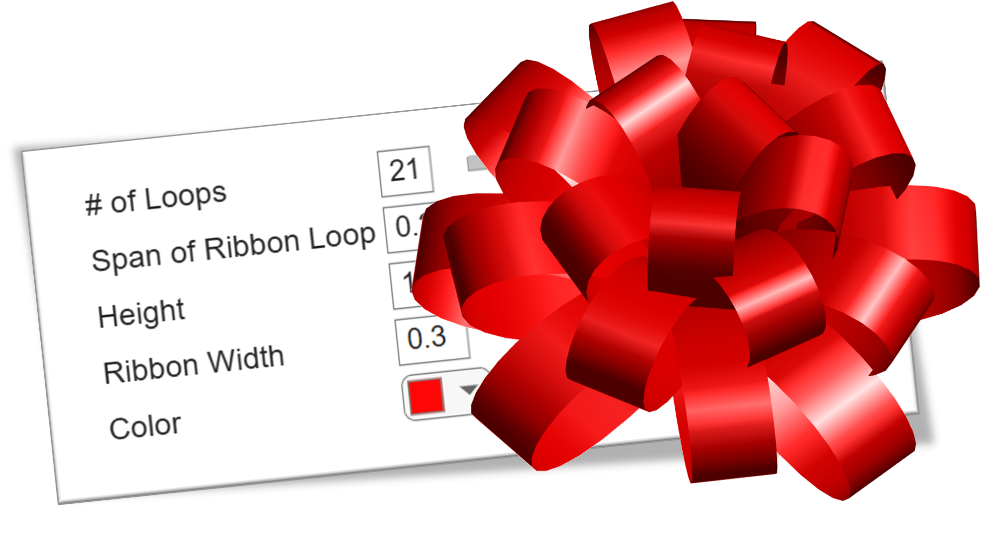 A Bow made of Ribbon