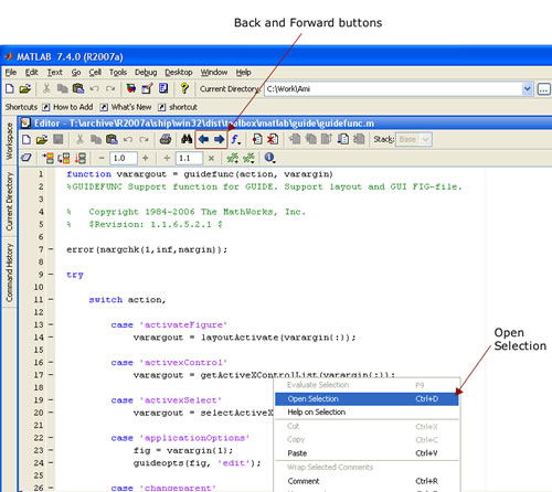 Using Open Selection