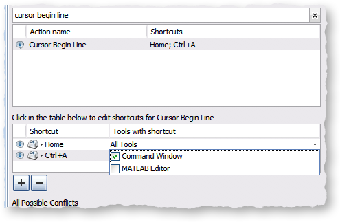 matlab comment shortcut windows