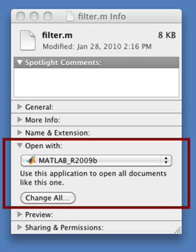 f1 help file equivalent for mac matlab