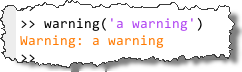 Orange-colored Warnings in MATLAB R2011b