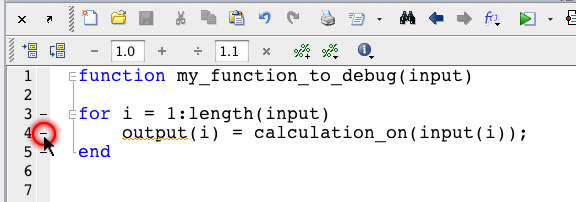 Editor Breakpoint Alley