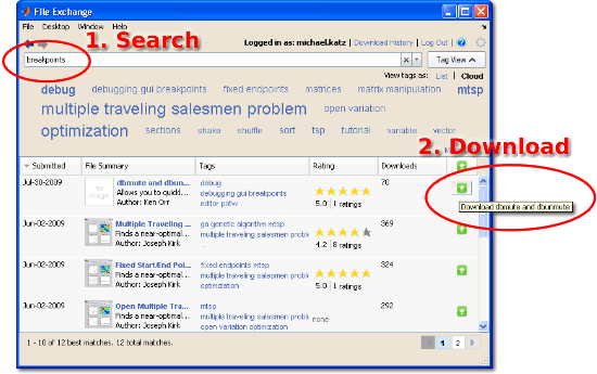 matlab 2009 open variables