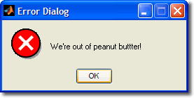 errdlg Error Dialog