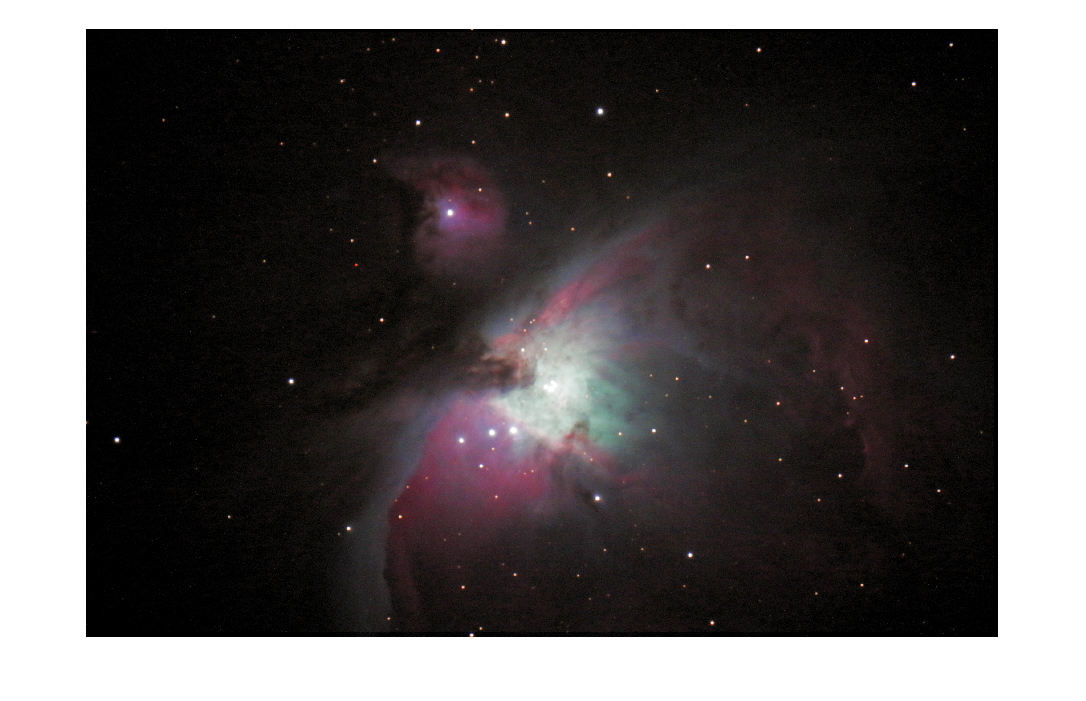 orion nebula telescope view