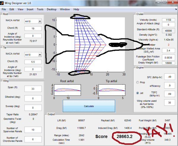 wing and airfolil geometry x 21