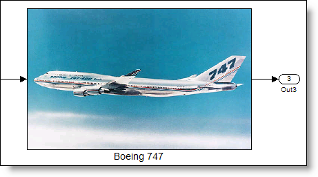 Masked subsystem with a Boeing 747 image for the icon