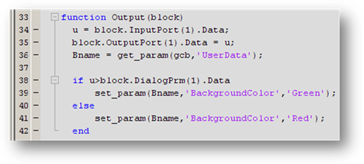 Block outputs using User Data to get the block handle