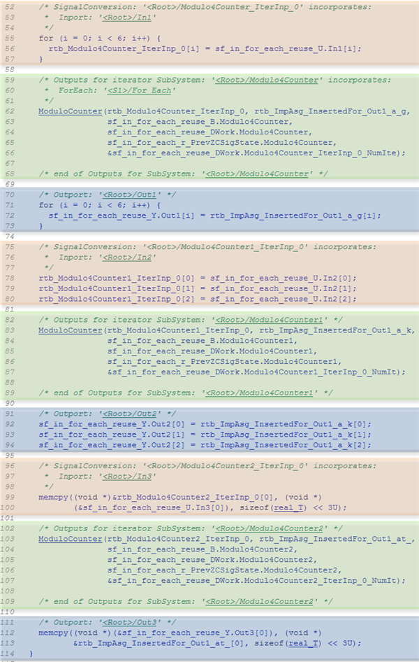 Multiple instances of For Each Subsystems