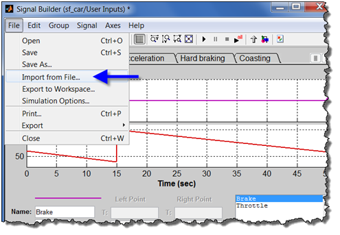 Signal Builder import from file