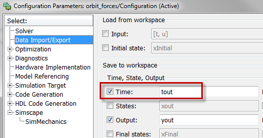 Simulink solver configuration