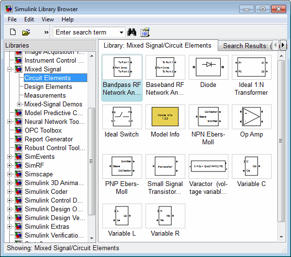 Mixed-signal Library