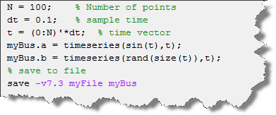 Creating bus data