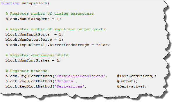 Declaring continuous state