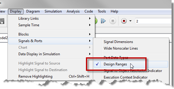 Specifying Design Range