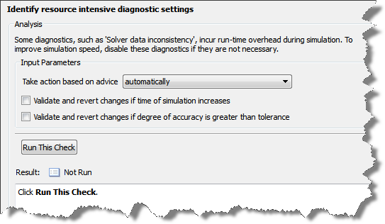 Performance Advisor Checks