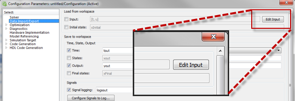 Launching the Root Inport Mapping dialog