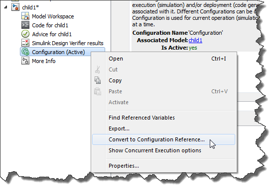 Converting to reference configuration