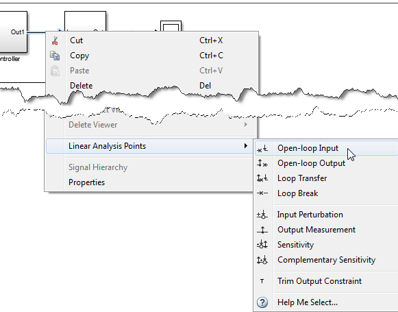 Linear Analysis Points Menu