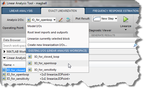 Using existing linear analysis points