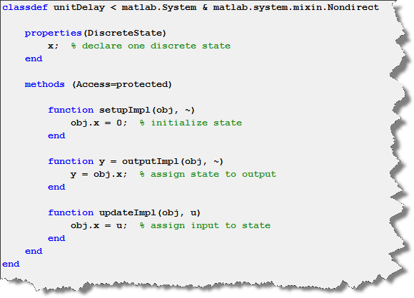 Unit Delay System Object