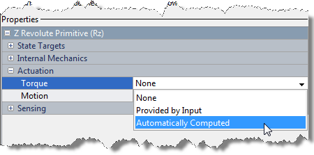 Options for torque input