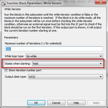 Finding a square root in Simulink using a while iterator