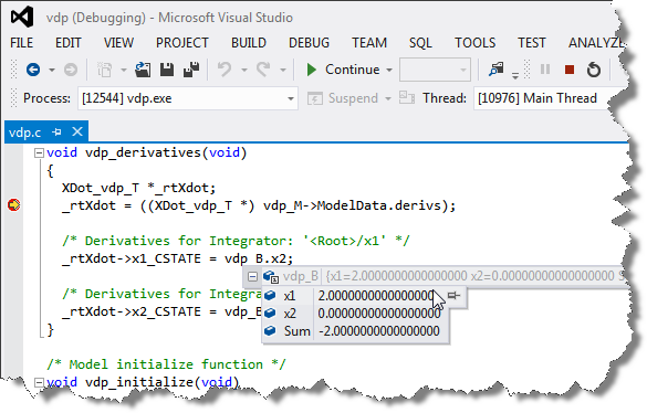 Debug Custom C/C++ Code - MATLAB & Simulink