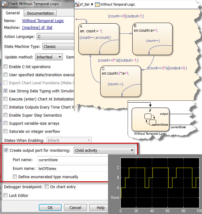 Enabling Active State Output