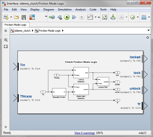 Interface Display Example