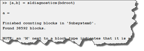 Counting the number of blocks using sldiagnostics 