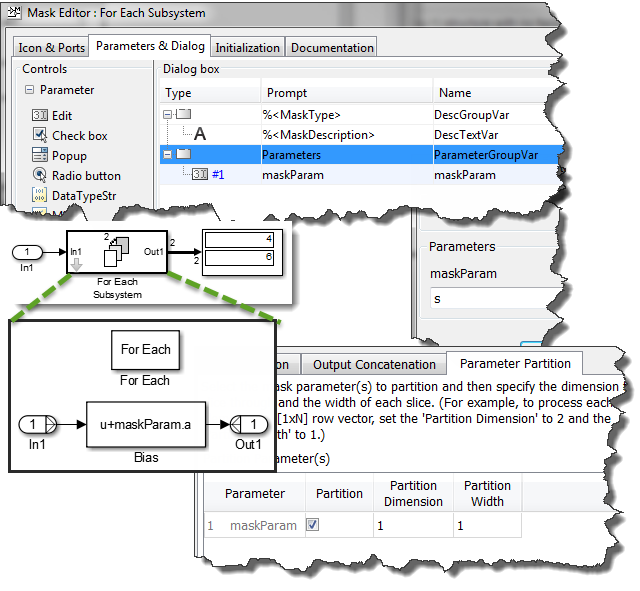 Array of Buses Parameters in For Iterator