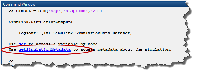 Simulation Metadata