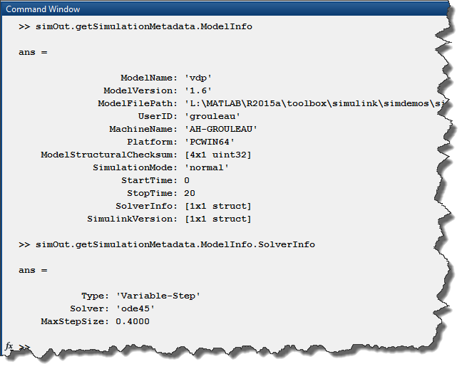 Model Metadata