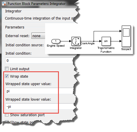 Integrator Wrapped State