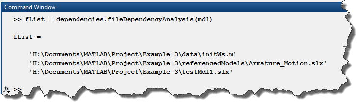 File dependencies