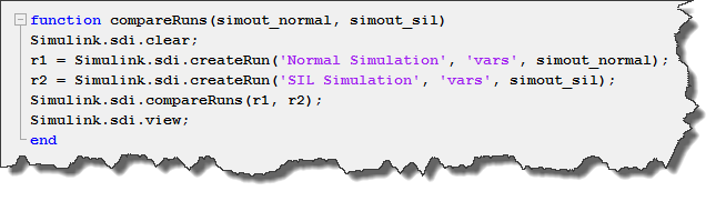 Adding a Diagnostic function camparing runs