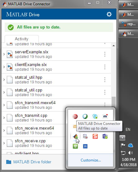 MATLAB Drive Configuration