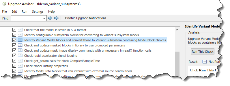 Upgrade Advisor