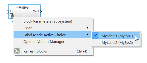 Configuring Label Mode